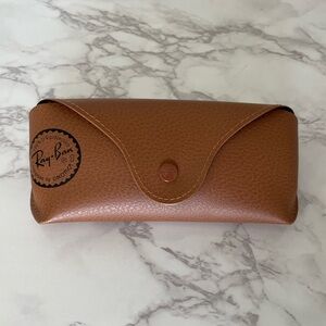 Ray-Ban Original Brown Leather Soft Case